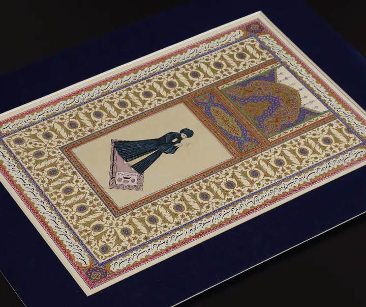 گالری آثار تذهیب طاهره اسرافیلی از ایران