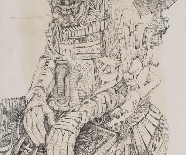 گالری آثار طراحی و نقاشی عبدالهادی الغزار از مصر