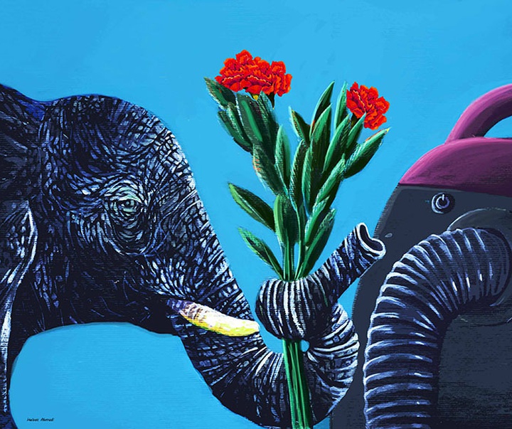 گالری آثار کارتون هیبت احمدی از ایران