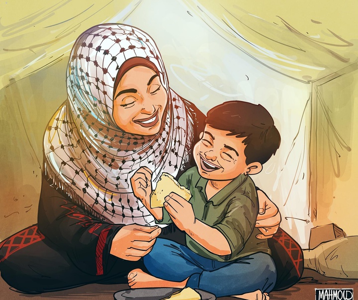 گالری آثار کارتون محمود عباس از فلسطین