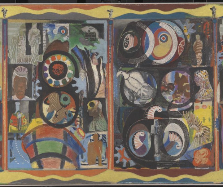 گالری آثار نقاشی و کلاژ ایلین آگار هنرمند آرژانتینی - بریتانیایی