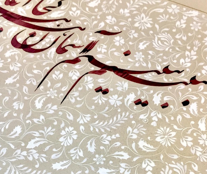 گالری آثار گل و مرغ و تذهیب آرمین رهبر از ایران
