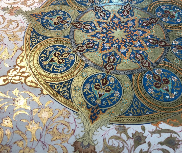 گالری آثار تذهیب فاطمه زارعی از ایران