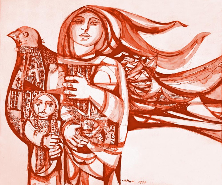 گالری آثار لیتوگرافی، نقاشی و مجسمه عابد عبدی از فلسطین