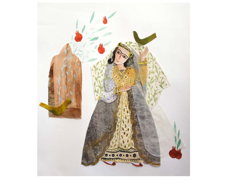 گالری آثار تصویرسازی عاطفه قربانی از ایران