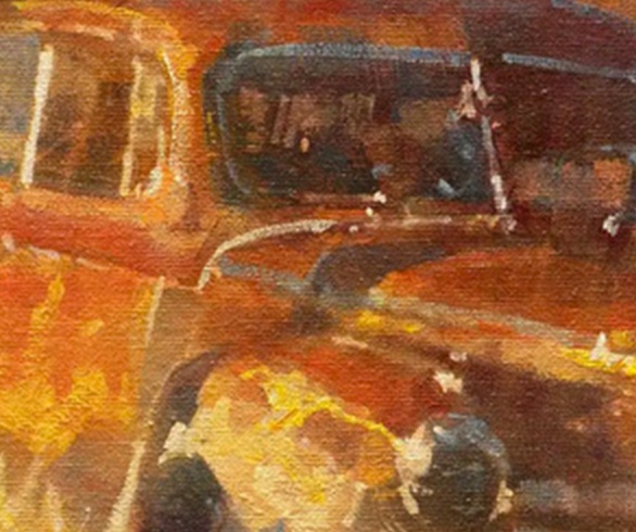 گالری آثار نقاشی رنگ روغن جیمز کراندال از آمریکا