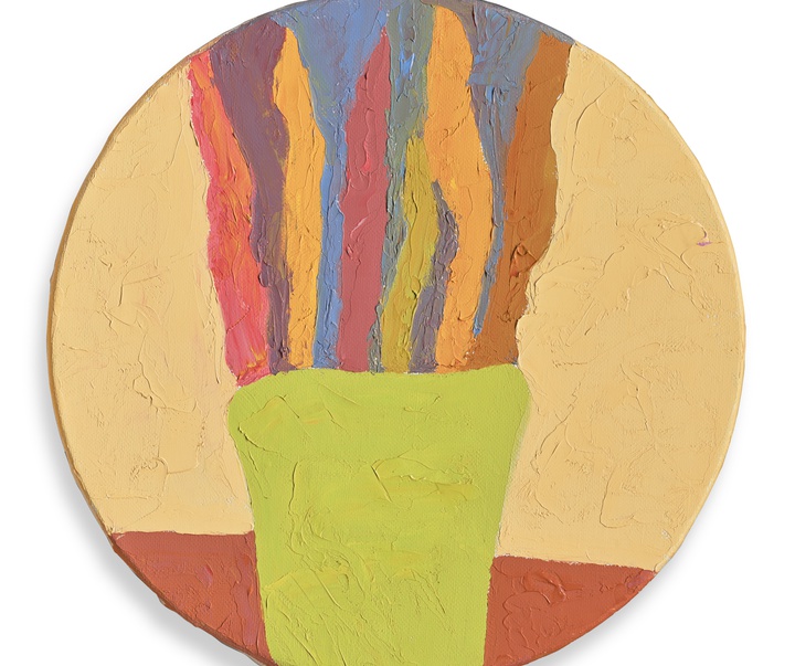 گالری نقاشی‌های انتزاعی اتل عدنان هنرمند لبنانی آمریکایی