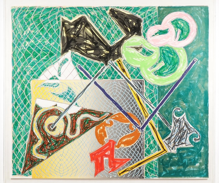 گالری آثار گرافیک فرانک استلا از آمریکا