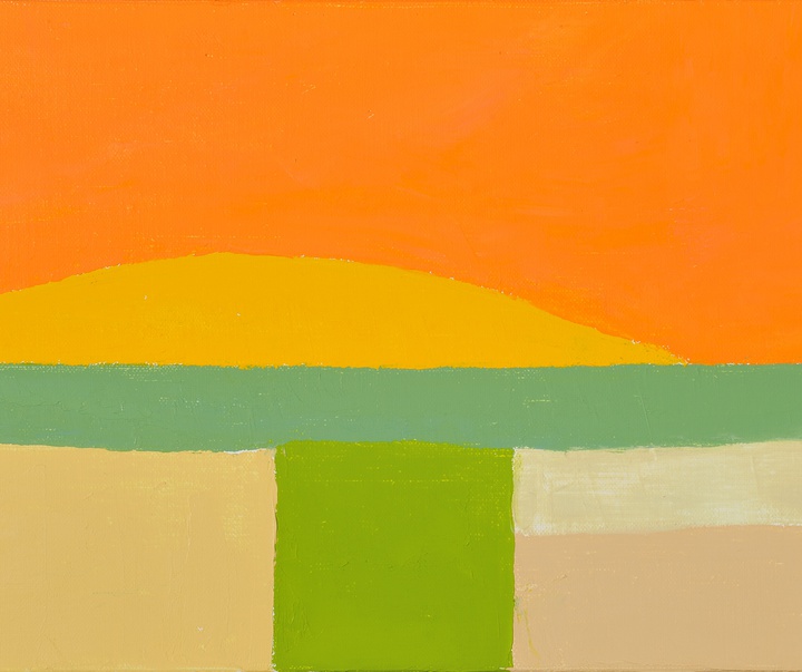 گالری نقاشی‌های انتزاعی اتل عدنان هنرمند لبنانی آمریکایی