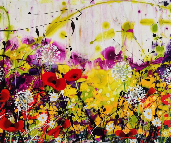 گالری آثار نقاشی انجی رایت از بریتانیا