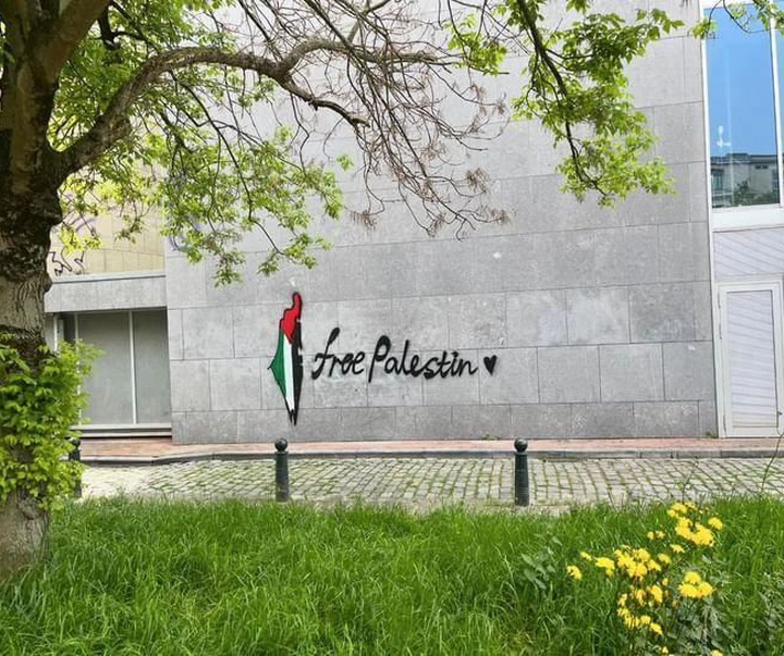 گالری نقاشی‌های خیابانی با موضوع فلسطین