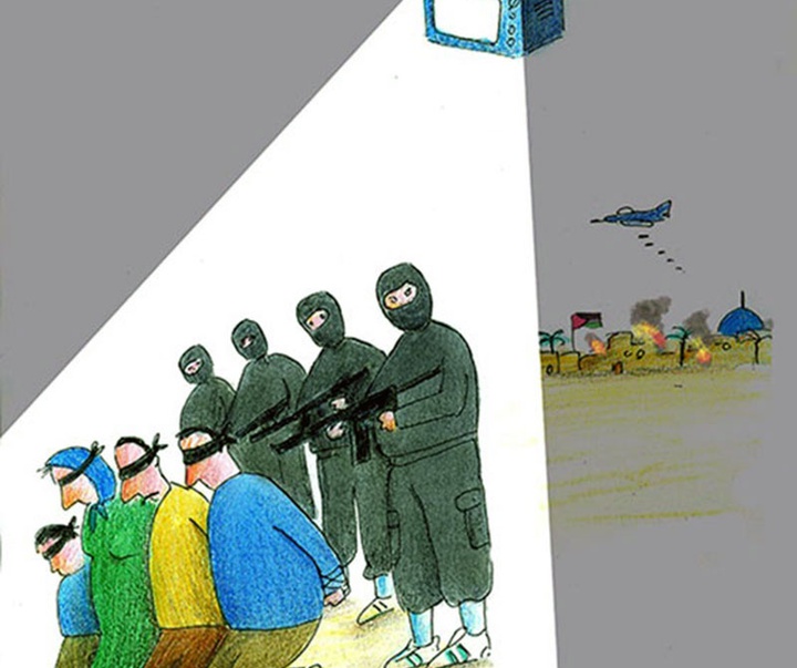 گالری آثار کارتون مسعود ضیایی زردخشویی از ایران 2