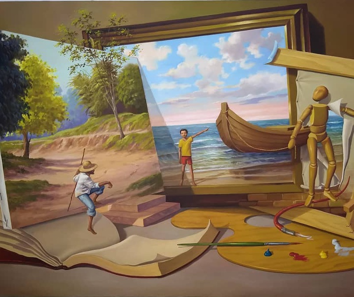 گالری آثار تصویرسازی برگ اولیویرا از برزیل