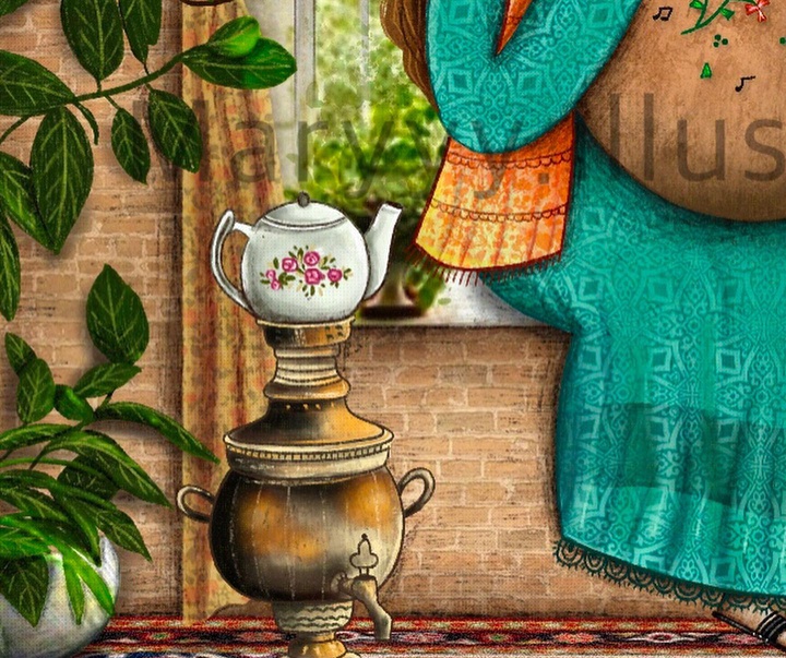 گالری آثار تصویرسازی مریم مهدی حسینی از ایران