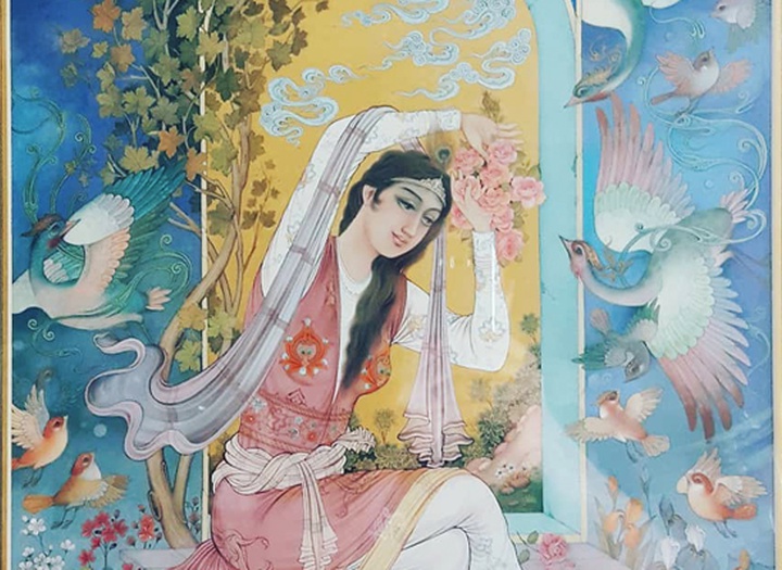 گالری آثار نگارگری و تذهیب امیر طهماسبی از ایران