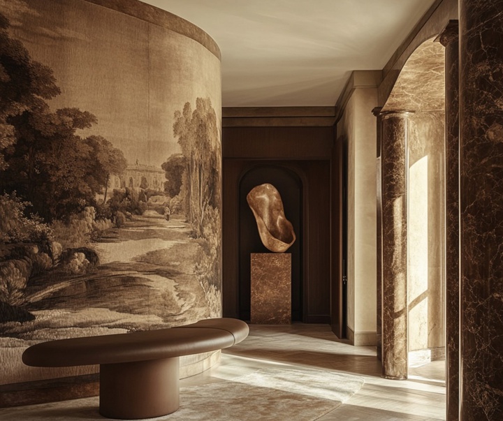 گالری هنر چیدمان و طراحی داخلی گروه عمارت بتنکورت از کانادا