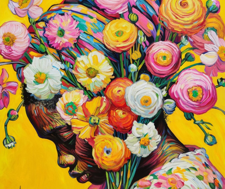 گالری آثار نقاشی انجی رایت از بریتانیا