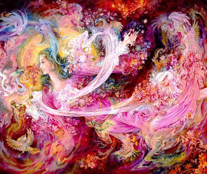 گالری آثار نگارگری محمود فرشچیان