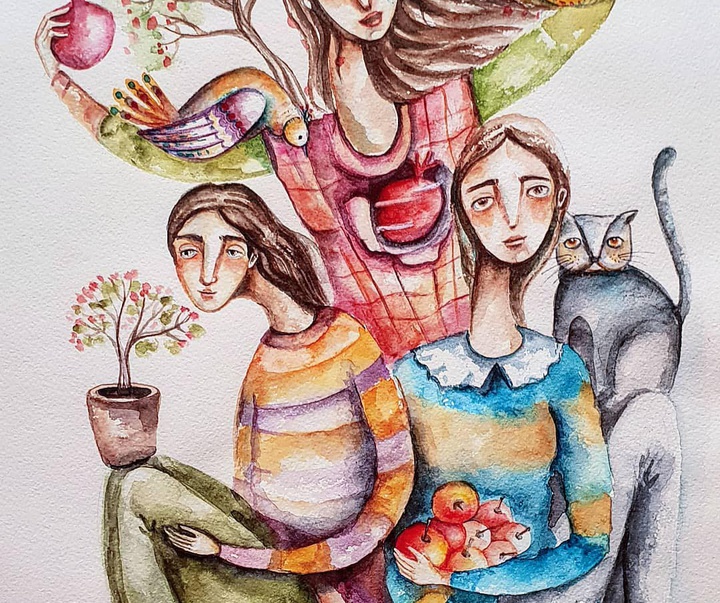گالری تصویرسازی های مهدیه حیاتی از ایران