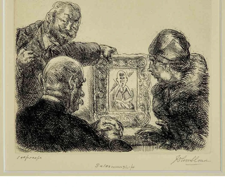 گالری تصویرسازی‌های جان اسلون از آمریکا