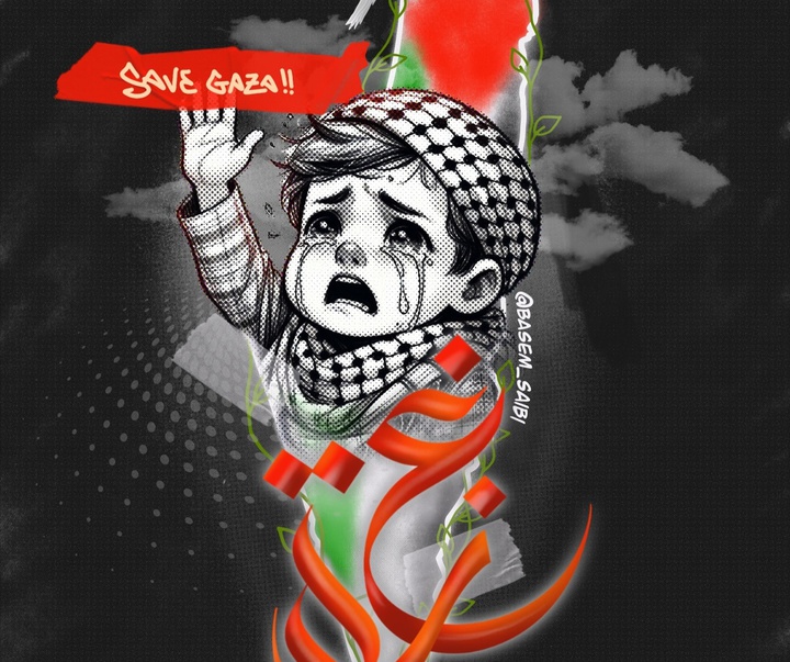 گالری آثار تصویرسازی باسم سایبی از فلسطین