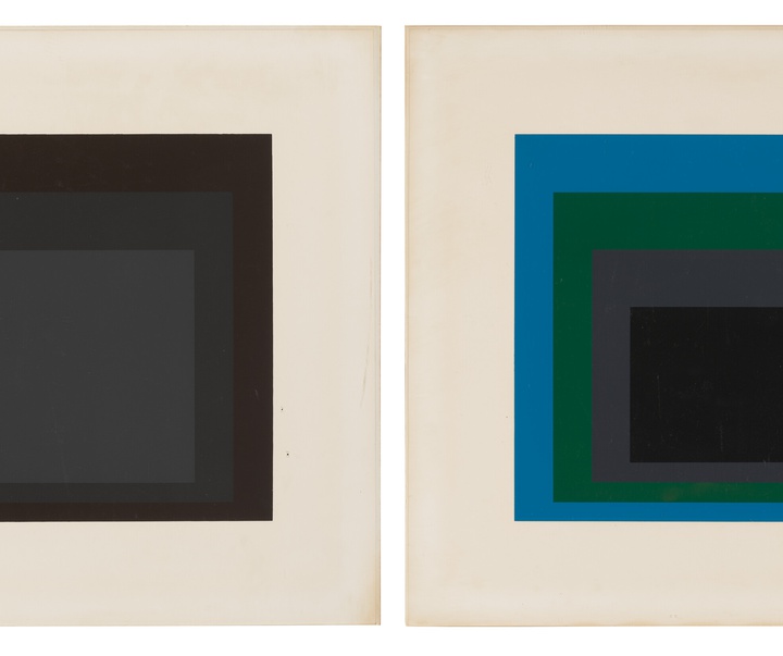 گالری منتخبی از مربع‌های رنگی یوزف آلبرز از آلمان