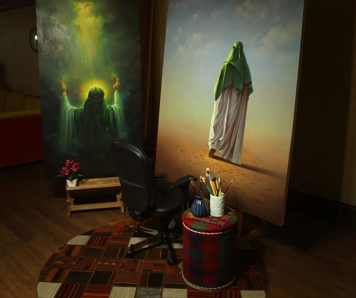 گالری نقاشی های سیامک عزمی از ایران