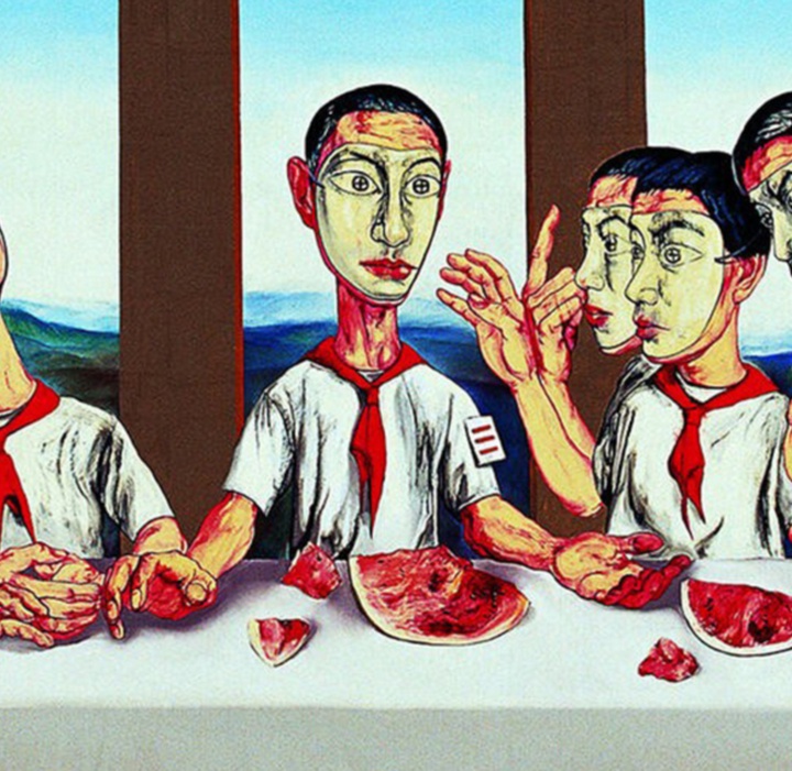 گالری آثار نقاشی زنگ فنژی از چین