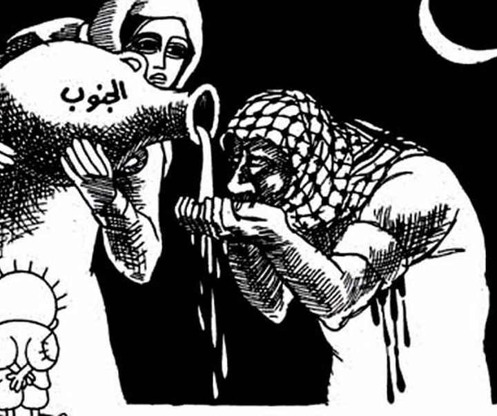 گالری کارتون‌های شهید ناجی العلی از فلسطین