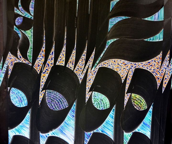 گالری آثار خوشنویسی و نقاشیخط بهمن پناهی از ایران