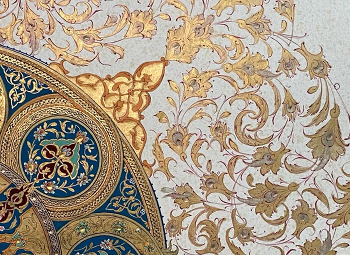 گالری آثار تذهیب فاطمه زارعی از ایران