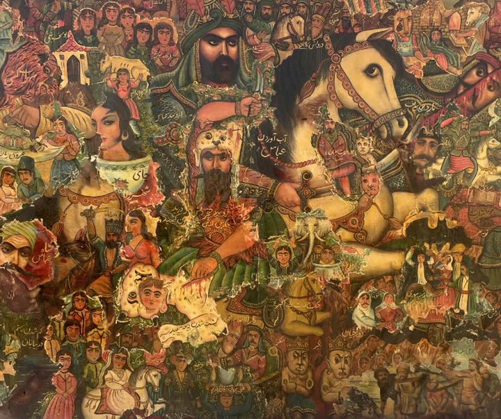 گالری نقاشی های نو قهوه خانه ای مهدی طالعی‌نیا از ایران