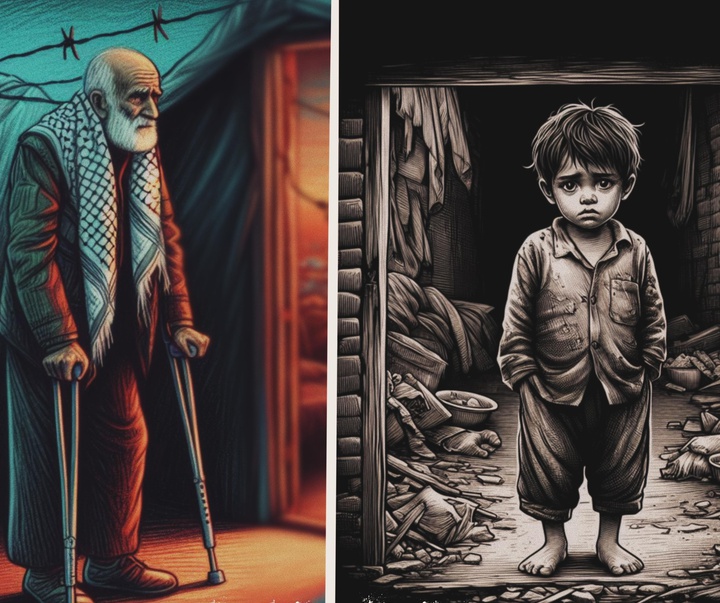 گالری تصویرسازی‌های عمر سوماد از فلسطین