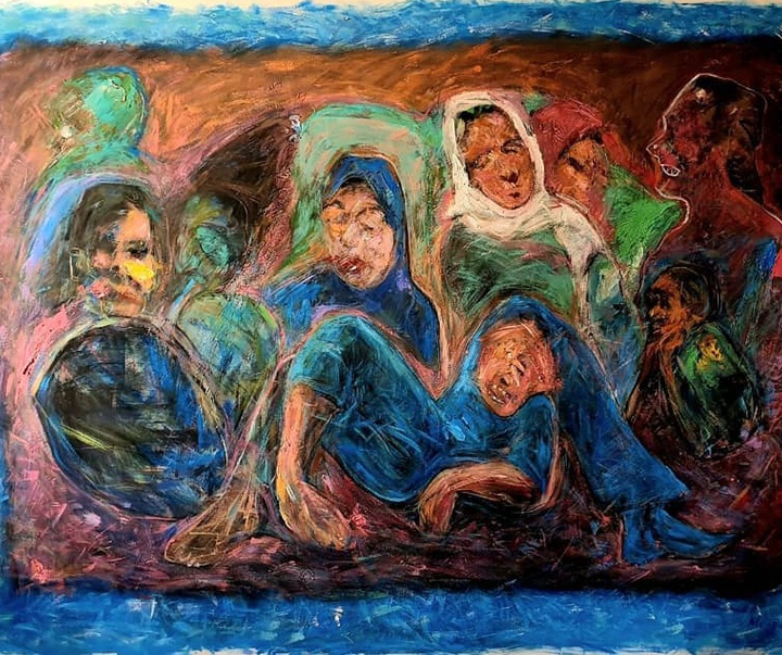 گالری نقاشی های علی رحیمی از افغانستان
