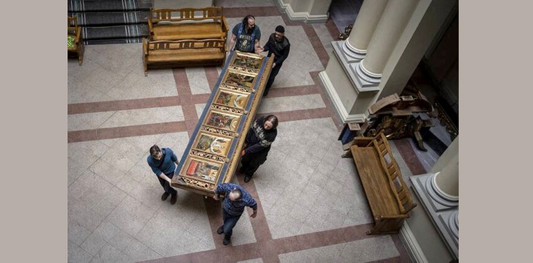 آمادگی موسسات اروپایی برای کمک به حفظ آثار موزه ملی اکراین