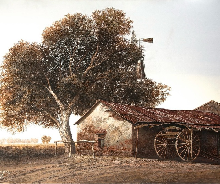 گالری آثار نقاشی آبرنگ خورخه فراسکا از آرژانتین