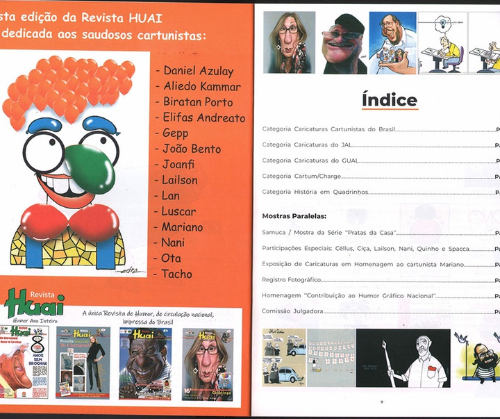 پنجاهمین نمایشگاه بین‌المللی طنز پیراسیکابا، برزیل 2023