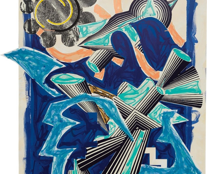 گالری آثار گرافیک فرانک استلا از آمریکا