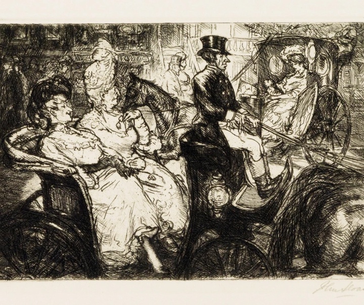 گالری تصویرسازی‌های جان اسلون از آمریکا