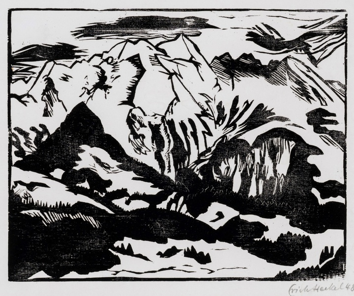 گالری آثار چاپ و گرافیک اریش هکل از آلمان