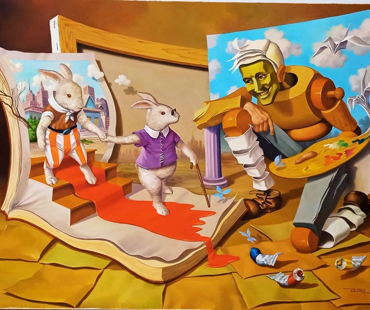 گالری آثار تصویرسازی برگ اولیویرا از برزیل