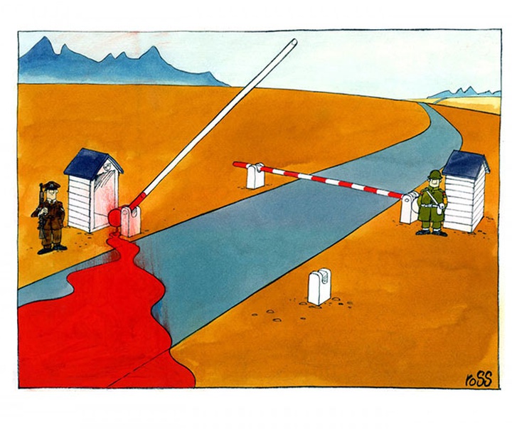 گالری آثار کارتون راس تامسون از انگلستان