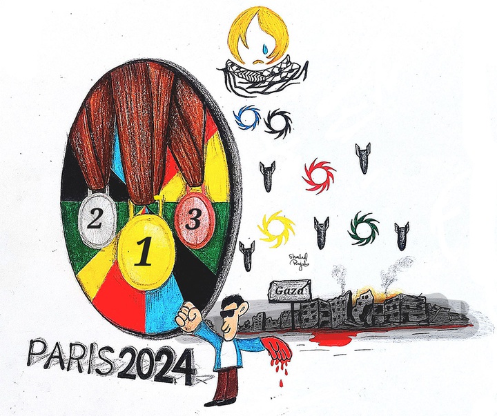 گالری آثار مسابقه بین‌المللی کارتون بایکوت نسل کشی 2024 - بخش اول