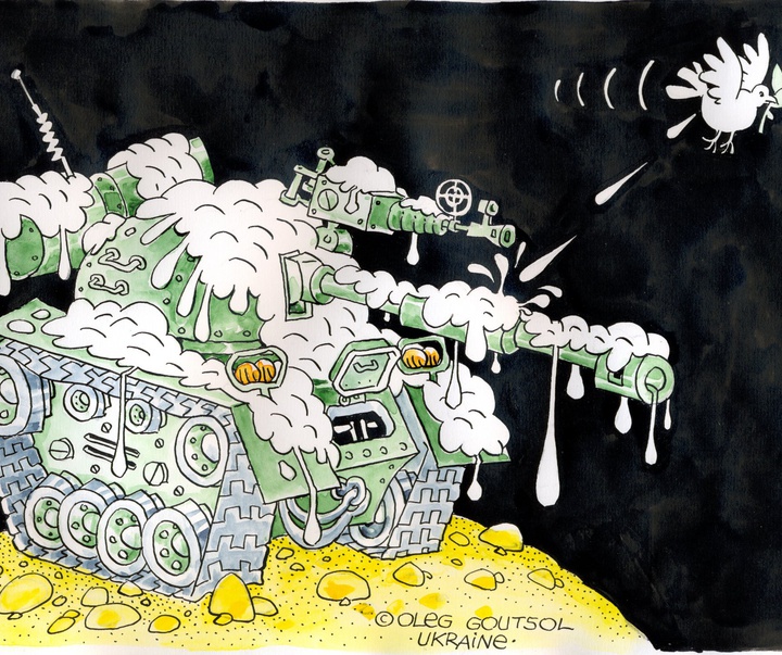 گالری آثار کارتون اولگ گوتسول از اوکراین