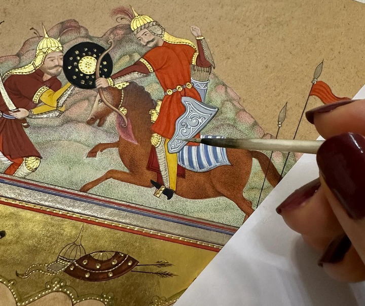 گالری آثار نگارگری، تشعیر و تذهیب سارا فروردین از ایران