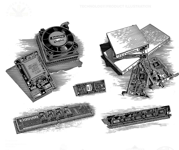 گالری آثار تصویرسازی راجر خاویر از آمریکا