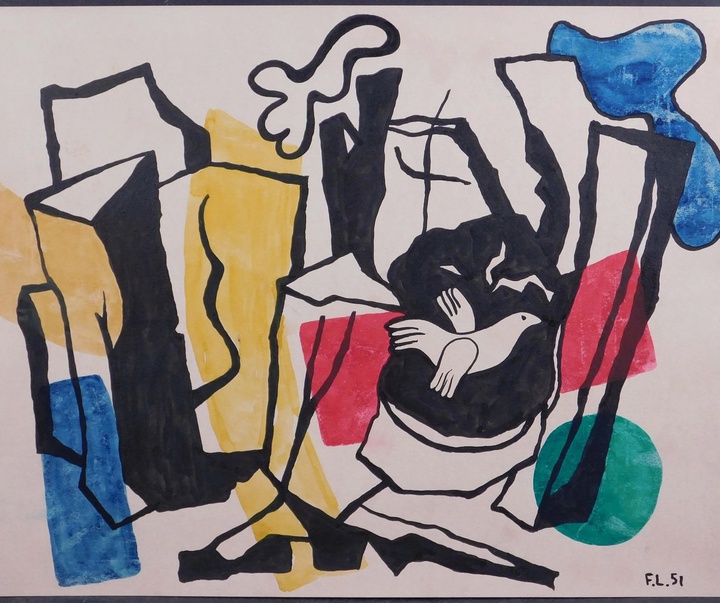 گالری آثار نقاشی فرناند لژه از فرانسه