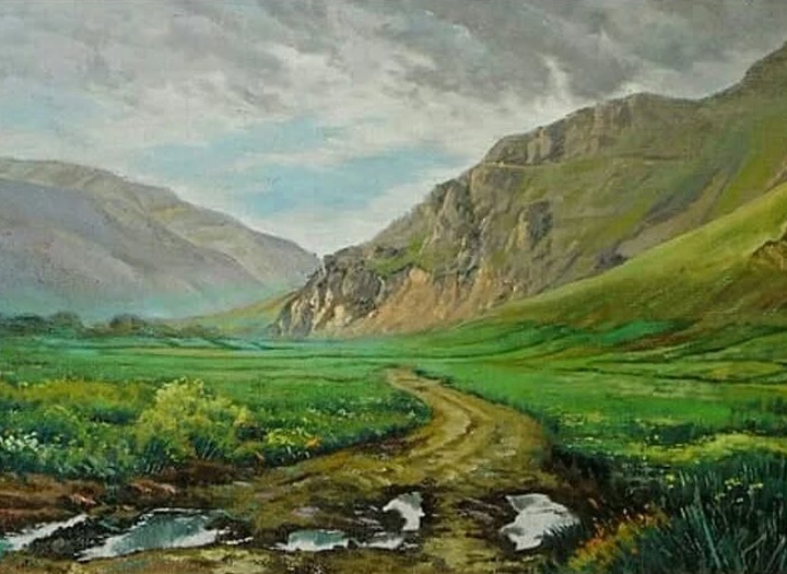 گالری آثار نقاشی عباس برزگر گنجی از ایران