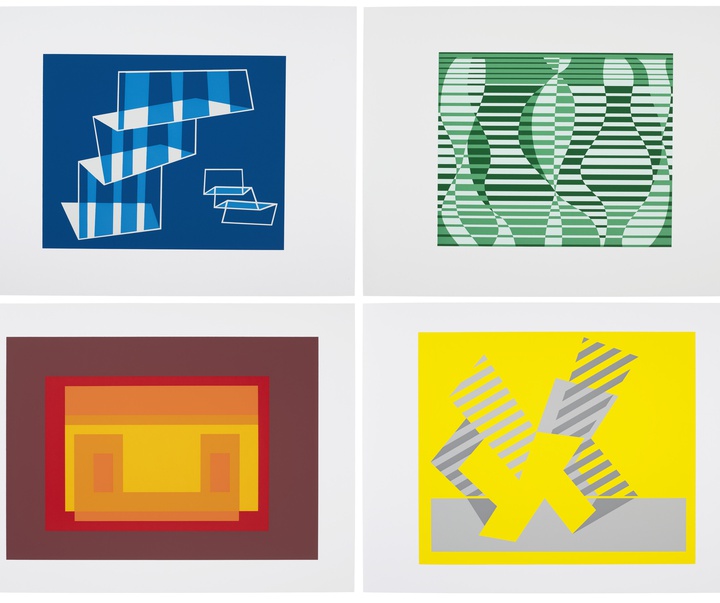 گالری منتخبی از مربع‌های رنگی یوزف آلبرز از آلمان