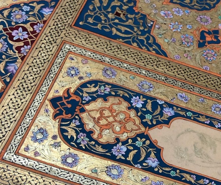 گالری آثار تذهیب فاطمه زارعی از ایران